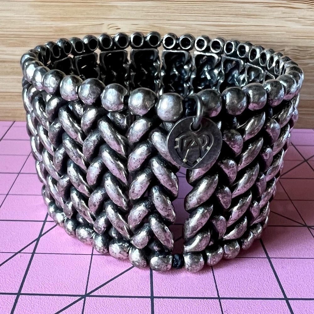 Philippe Audibert Paris ~ Silver Stretch Bracelet ~ Rare